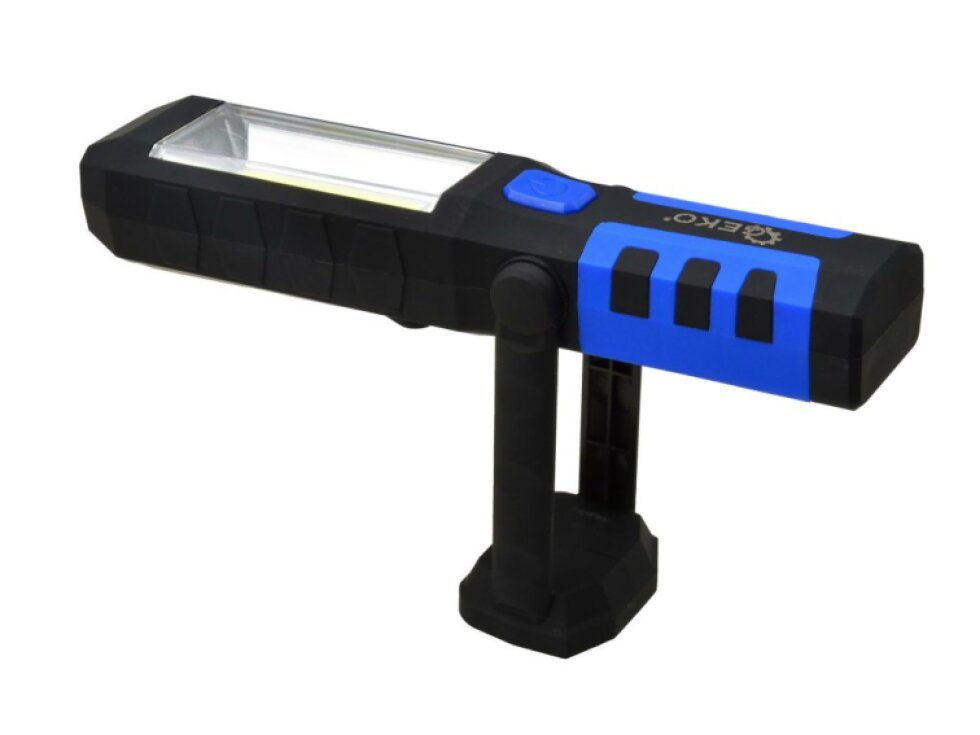 Dílenská LED svítilna, lampa s akumulátorem 230/12V