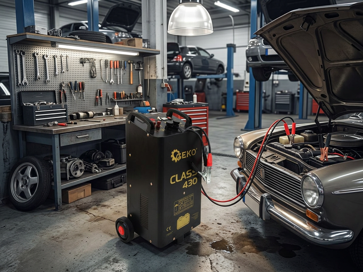 Nabíječka autobaterií - startovací zdroj, 12V a 24V - Class 430