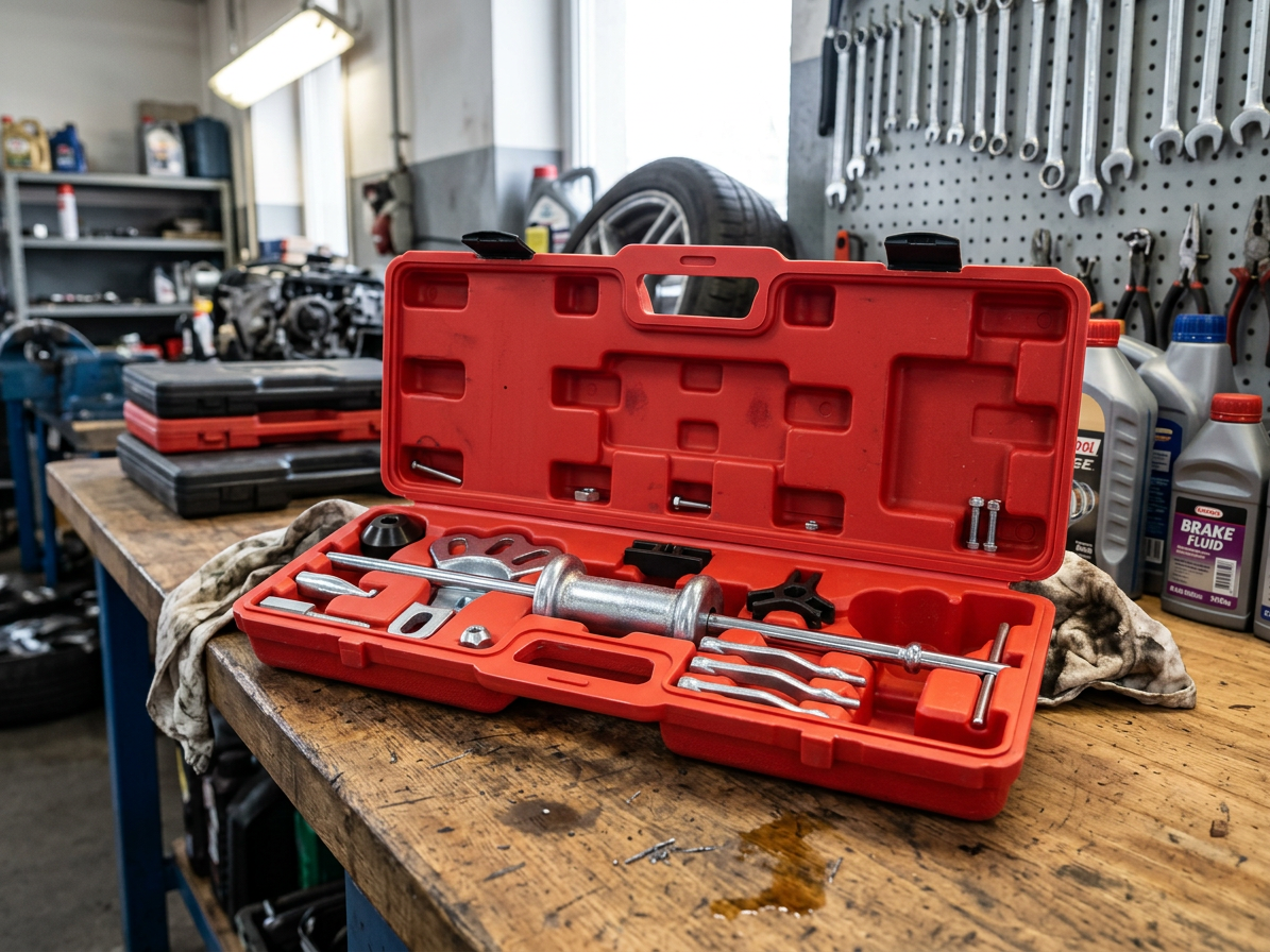 Univerzální sada stahováků s rázovým kluzkým kladivem MECHANIC PULLER SET 16 SIXTOL