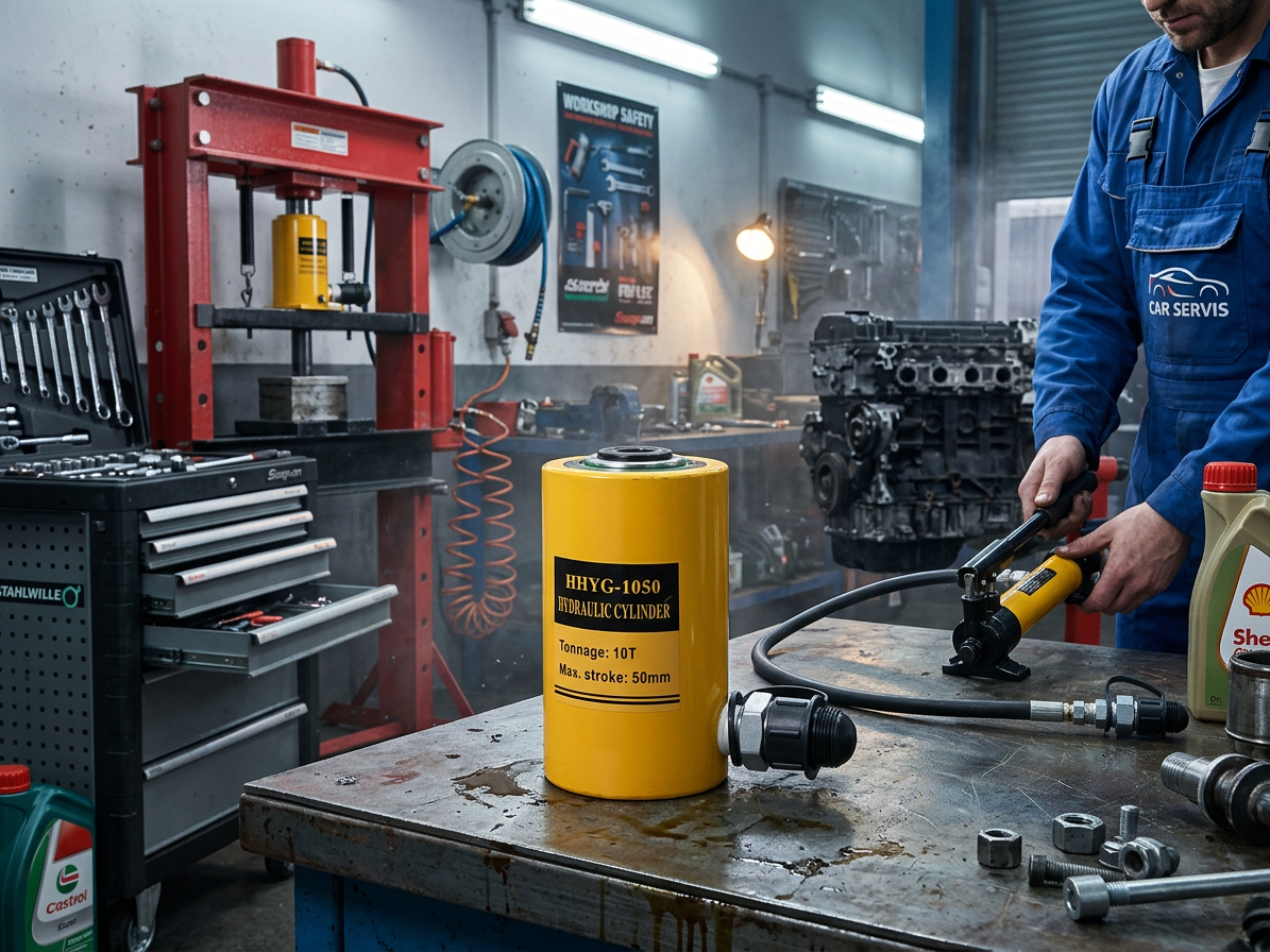 Hydraulický válec jednočinný univerzální, nosnost 10 tun - HHYG-1050