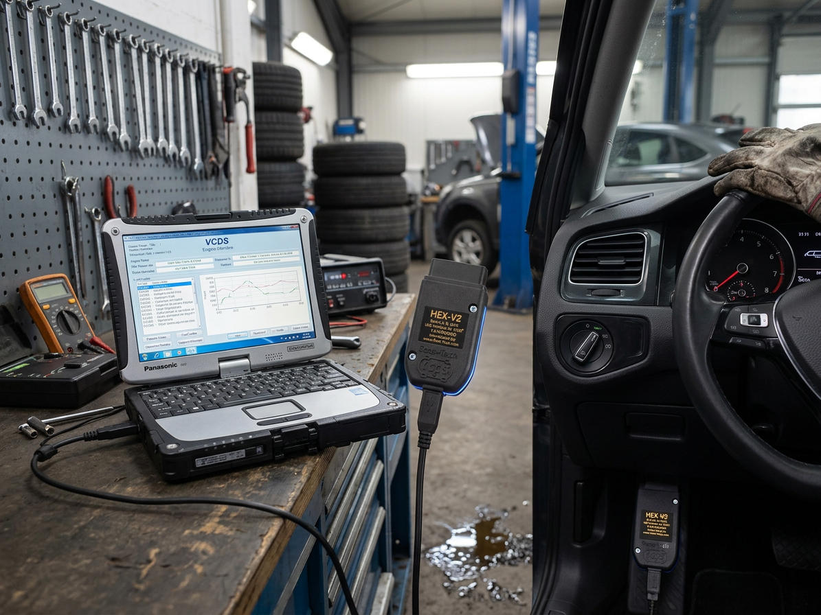 Diagnostika VAG-COM VCDS Standard 3 VIN, HEX V2 USB kabel, pro koncern VW