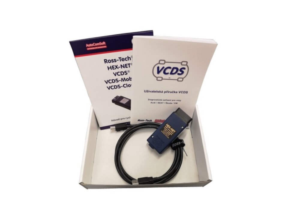 Diagnostika VAG-COM VCDS PROFI, bezdrátový systém, čeština, koncern VW a další