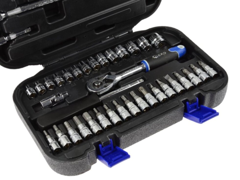 Gola sada 1/4", ráčna 45 zubů, 38ks