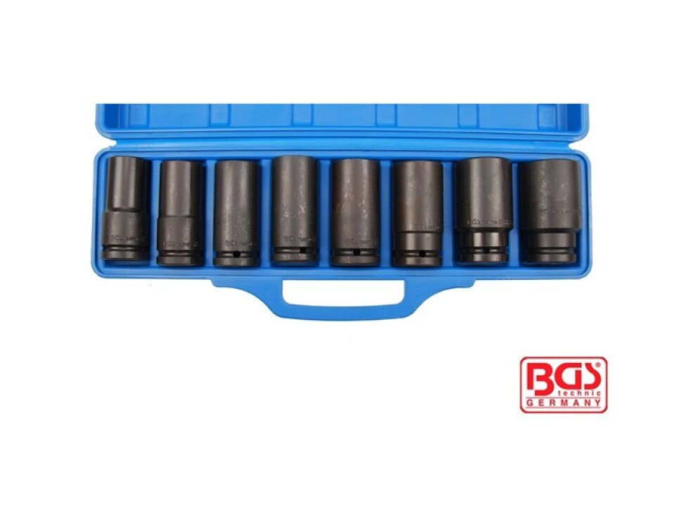 Hlavice 3/4" nástrčné prodloužené tvrzené 22-38mm CrMo - BGS 5241