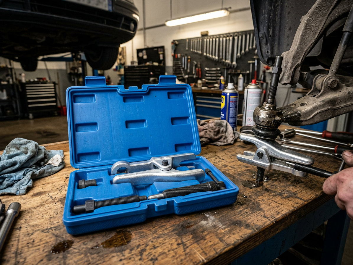 Hydraulický stahovák kulových čepů 1.5 tuny, dvoustupňová regulace - QUATROS QS12216