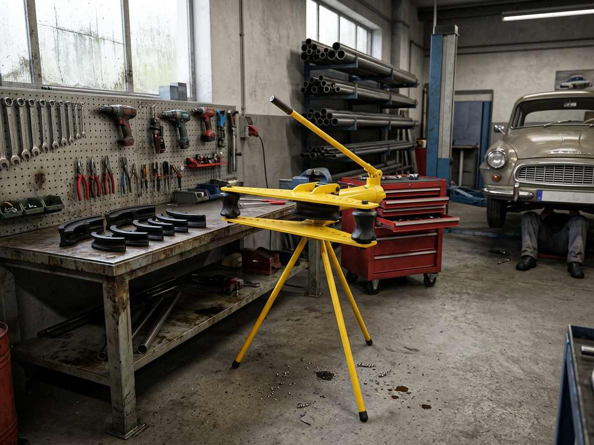 Přenosná hydraulická ohýbačka trubek se stojanem 19 Tun
