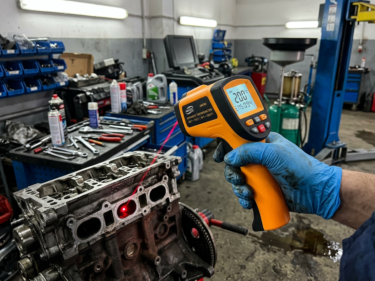 Infračervený laserový bezdotykový teploměr -50°C až +700°C - IRT700