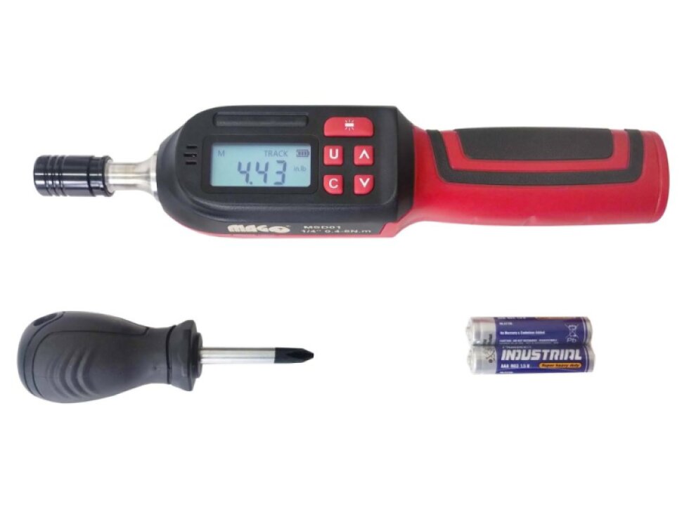 Momentový šroubovák 1/4", digitální, 0,4-8 Nm - MAGG