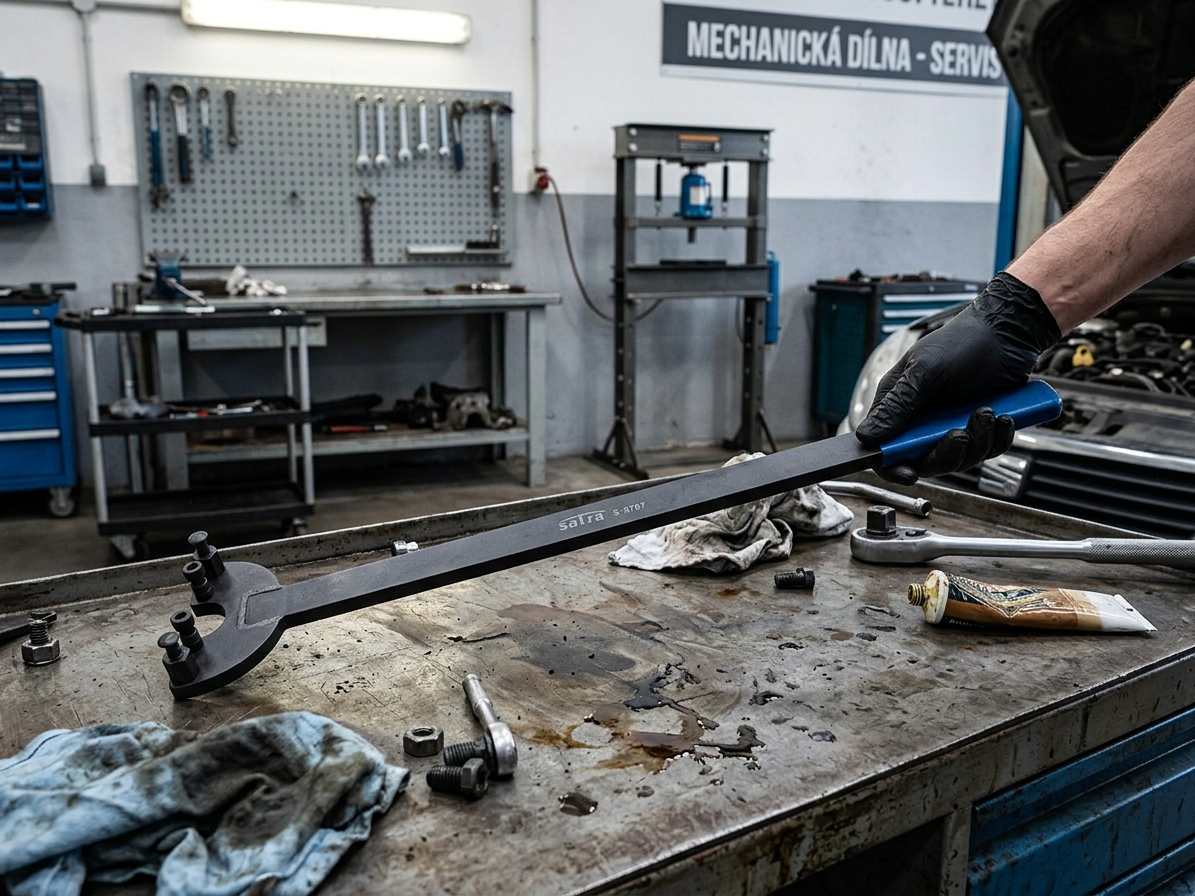 Klíč na centrální šroub klikové hřídele VW, Audi, Škoda 1.4, 1.6, 2.0 - SATRA