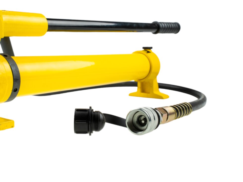 Ruční hydraulická pumpa dvourychlostní, tlak 20 bar, s tlakoměrem - HHB-700B
