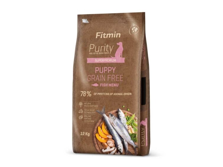 Fitmin Purity Puppy Fish Grain Free krmivo pro štěňata 12 kg