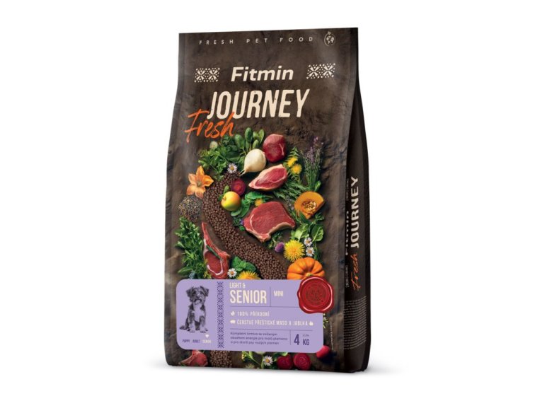 Fitmin Fresh Journey Mini Light & Senior krmivo pro psy 4 kg