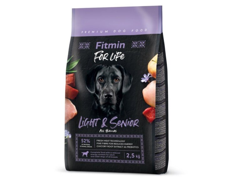 Fitmin For Life Light & Senior krmivo pro psy 2,5 kg