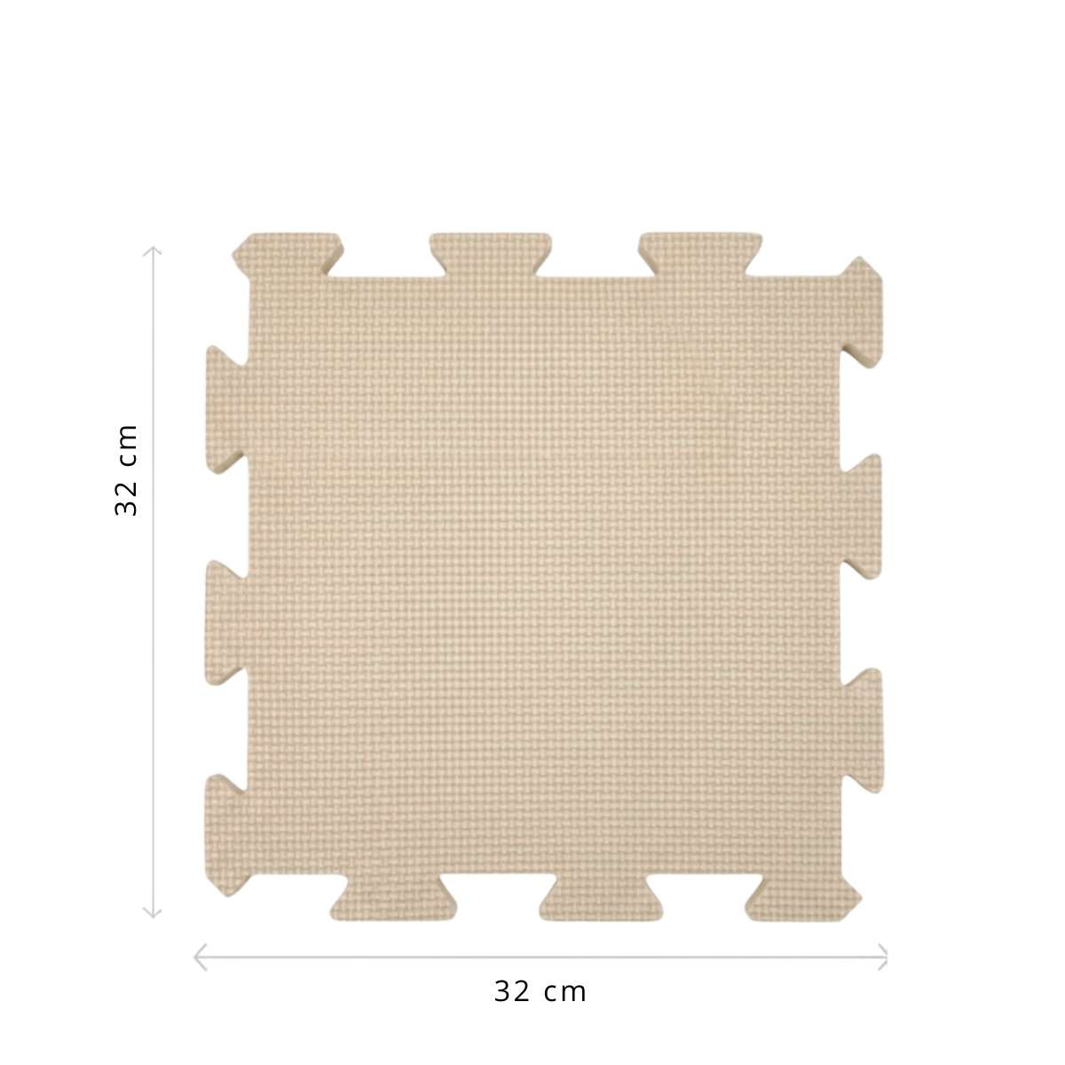 Nido Nido Pěnová hrací podložka Puzzle 9ks - Sandstone
