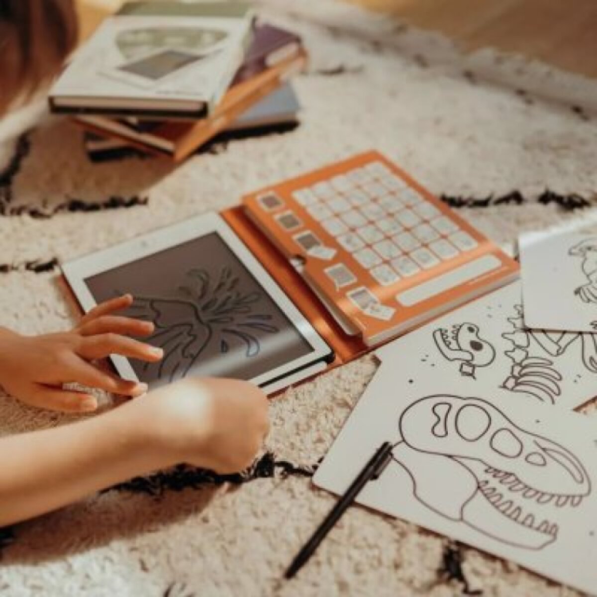 Kidywolf Kreslicí tablet Kidydraw Mini - Dinosauři