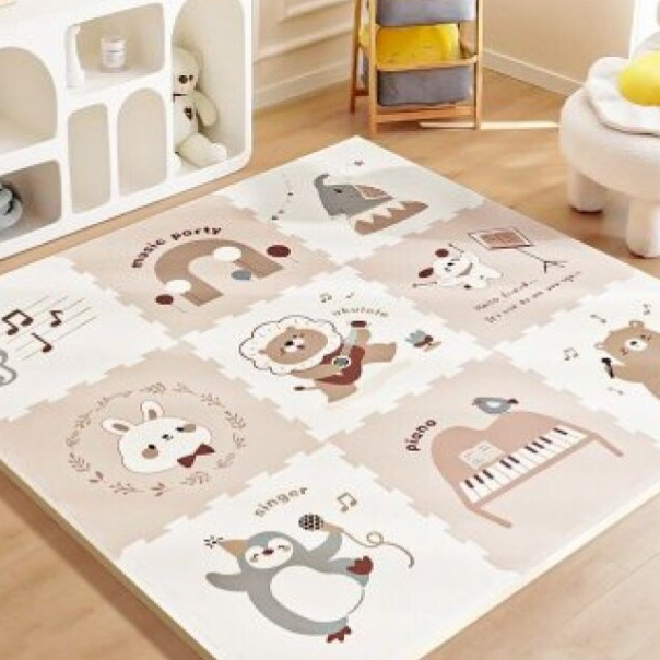2 Kids Toys Podložka na hraní - Zvířecí párty, 9 dílů