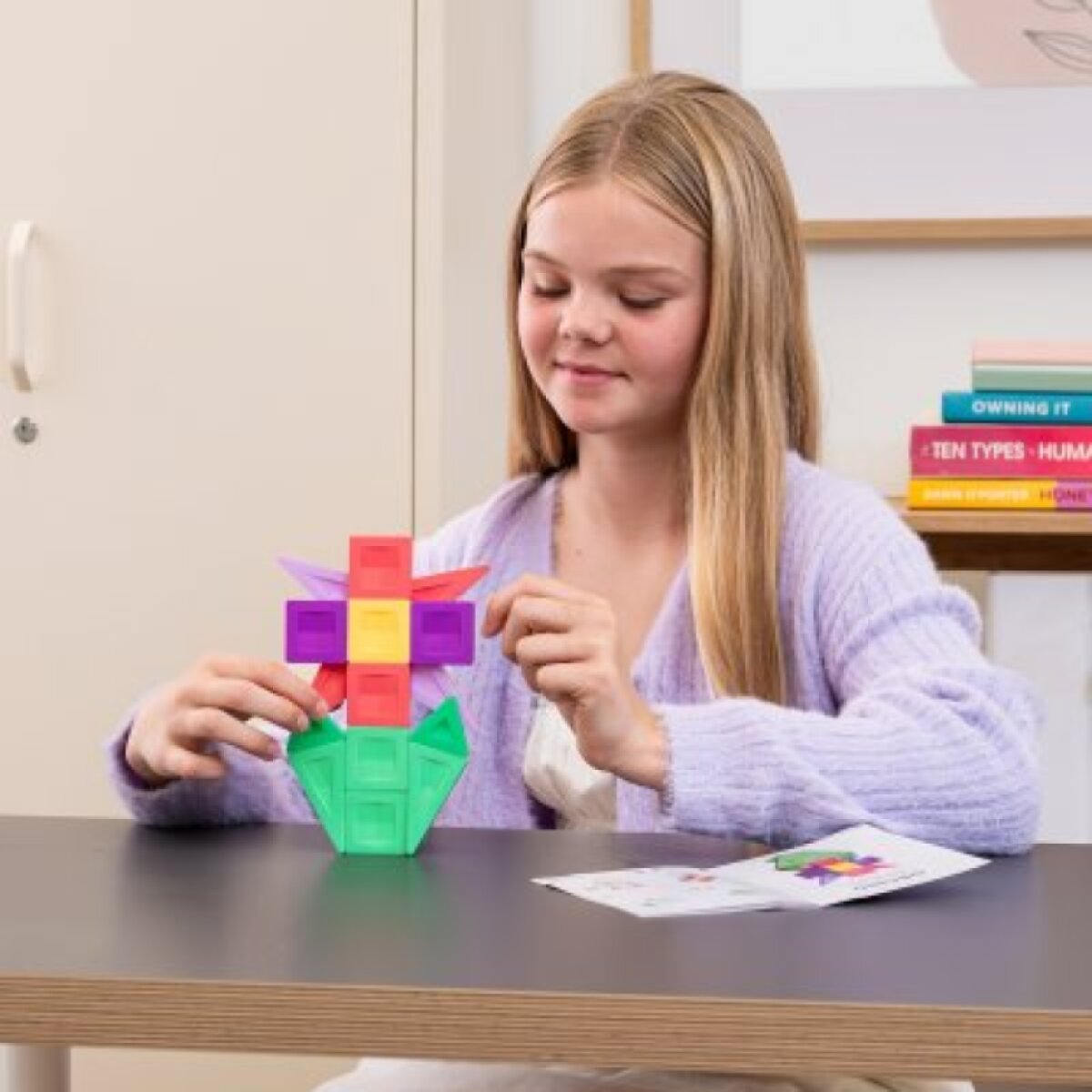 Connetix Magnetická stavebnice - Pro Build It 4 Ways Flowers Set, 21 ks