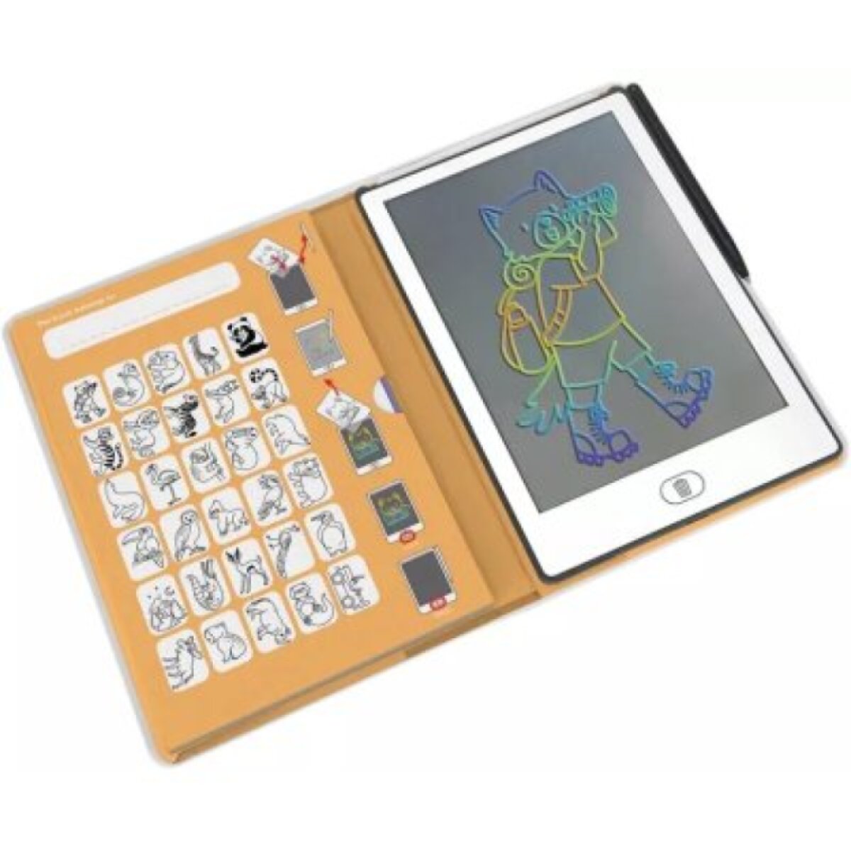 Kidywolf Kreslicí tablet Kidydraw Mini - Animals
