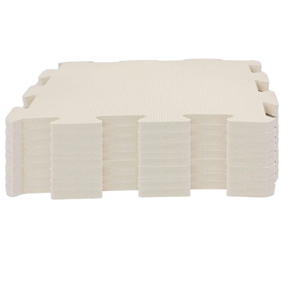 Nido Nido Pěnová hrací podložka Puzzle 9ks - Ivory White