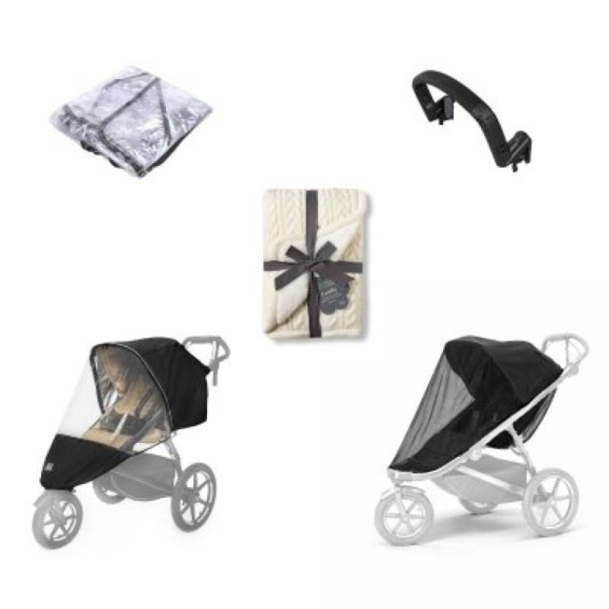 Thule Urban Glide 4-Wheel Kompletní kočárek + Autosedačka a příslušenství - Taupe