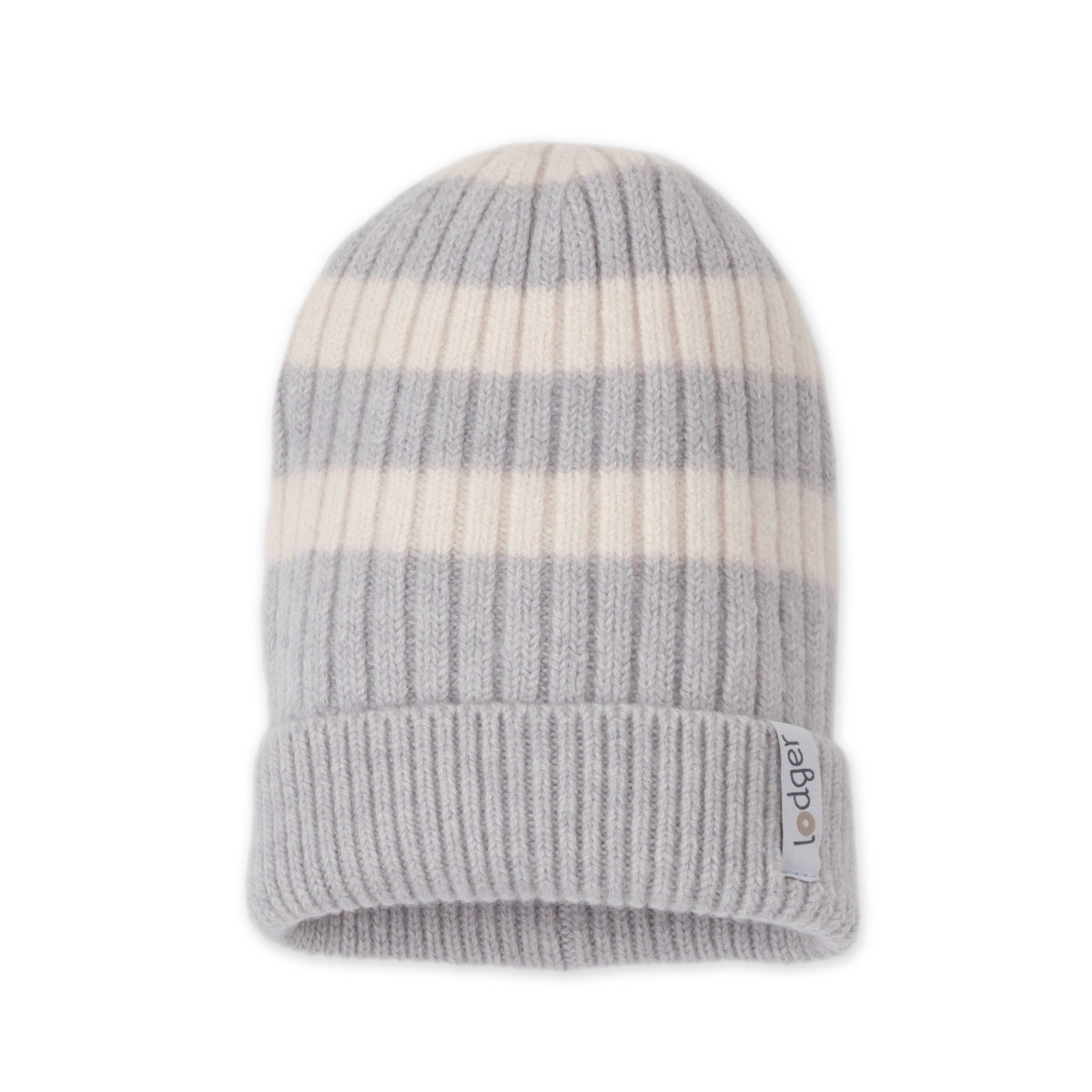 Lodger Čepice Stripe Merino - Storm, 0 - 3 měsíce