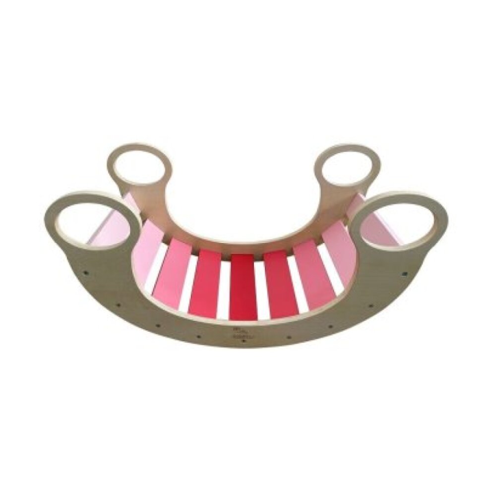 2 Kids Toys Montessori houpačka - Růžová
