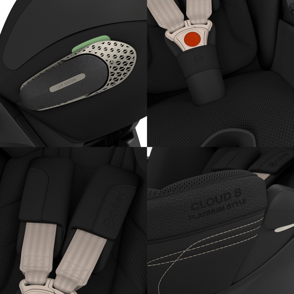 Cybex Platinum Cloud S Style - Sepia Black