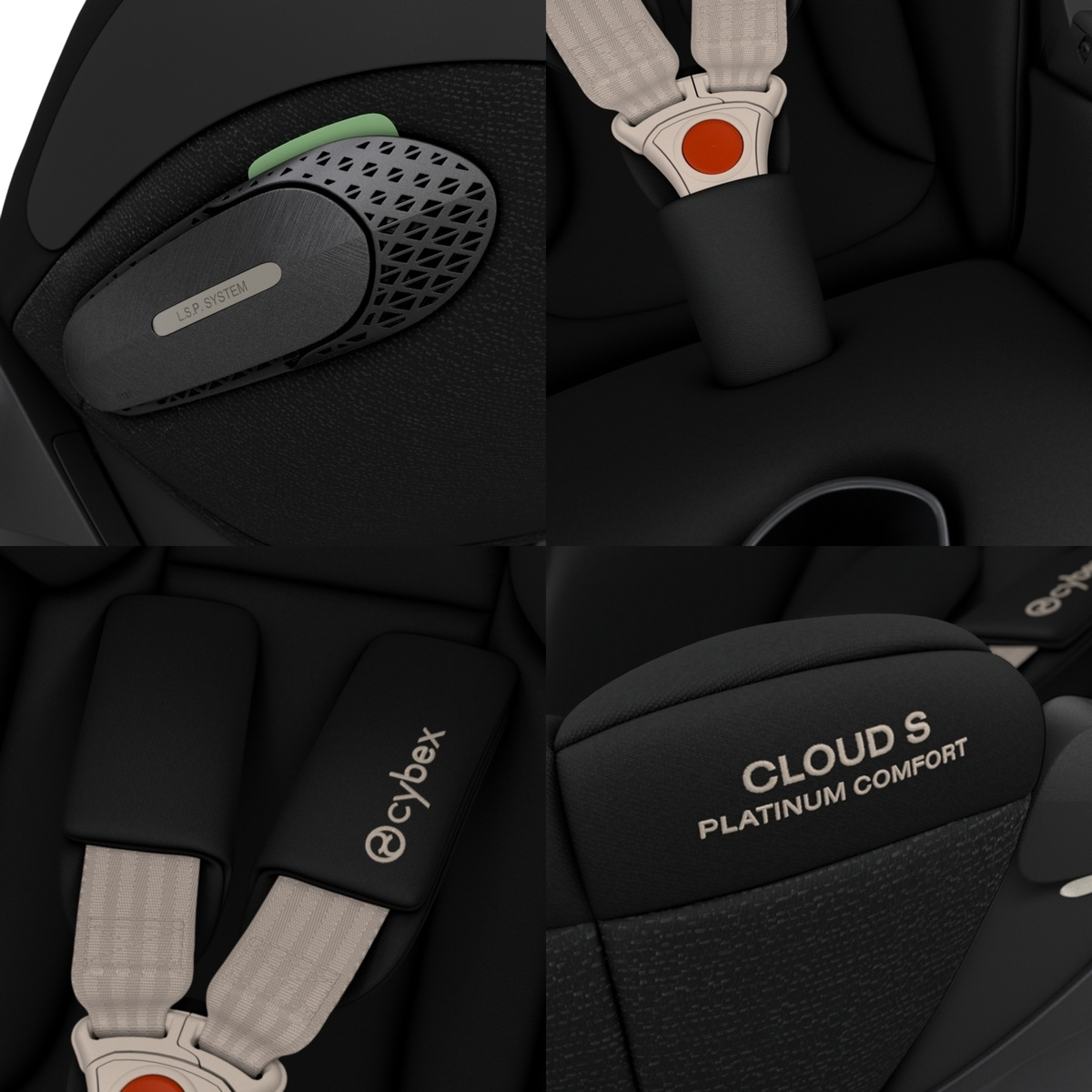 Cybex Platinum Cloud S Comfort - Sepia Black