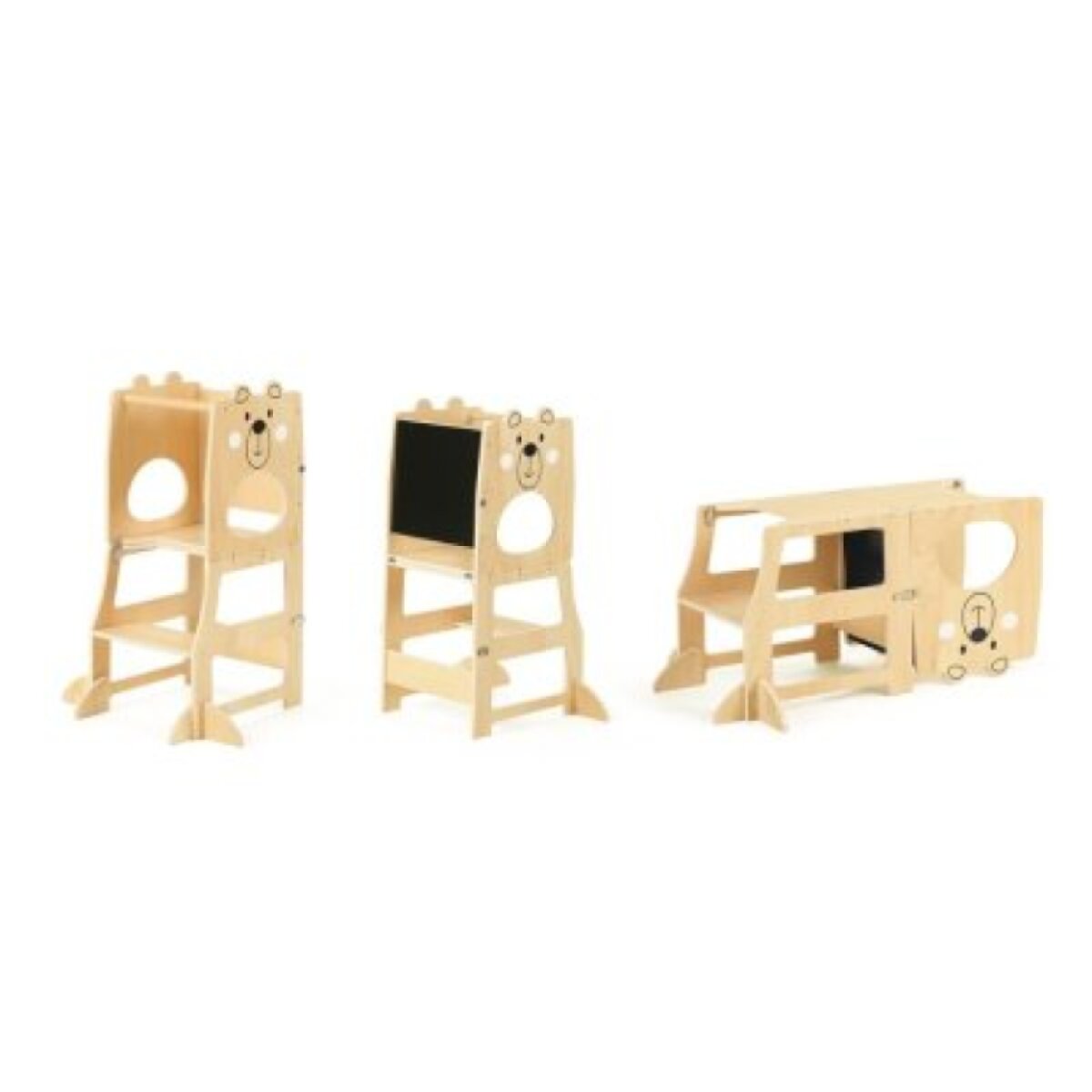 2 Kids Toys Učící věž 3v1 - Medvídek