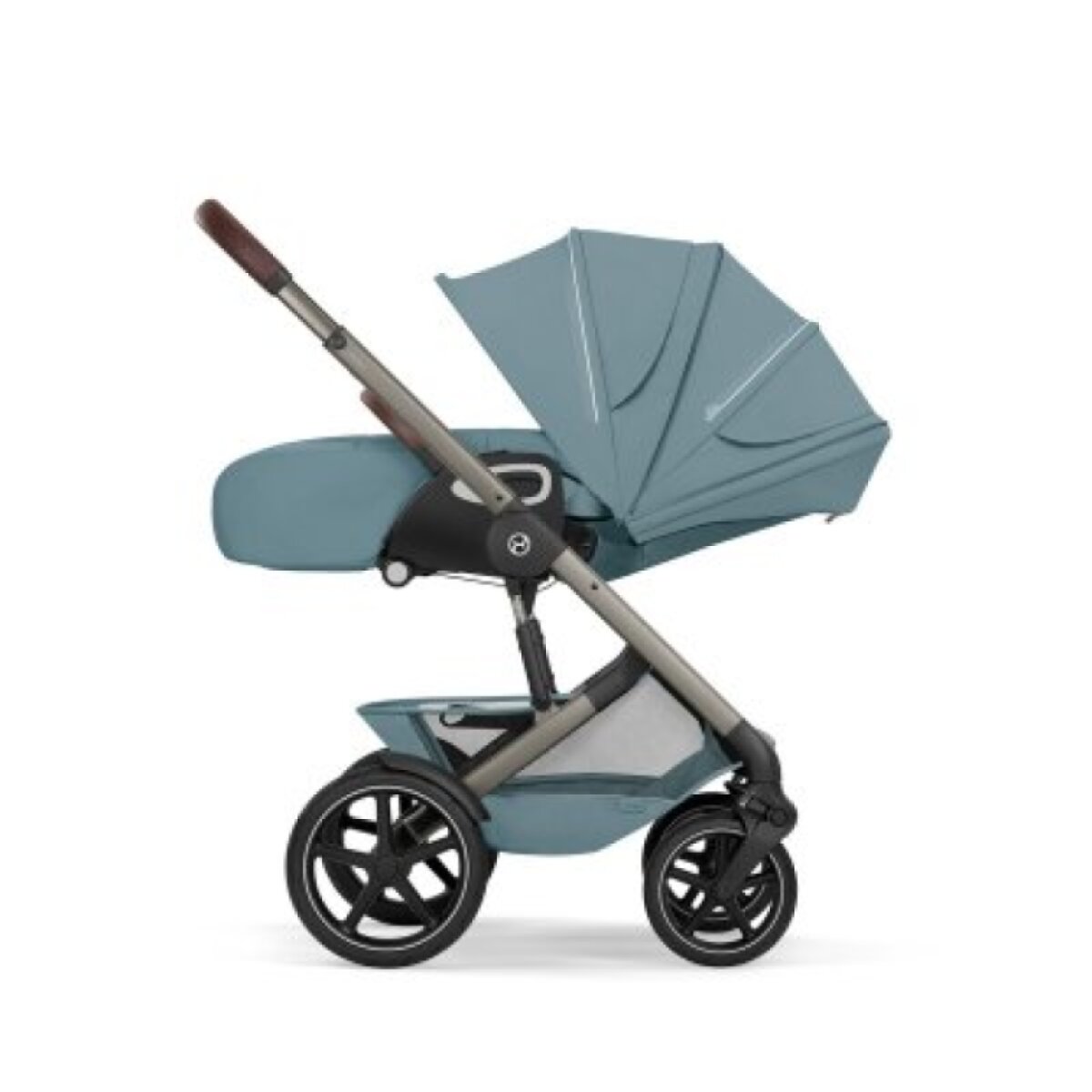 Cybex Talos S Lux Kompletní kočárek se skládací korbou New - Taupe/Stormy Blue