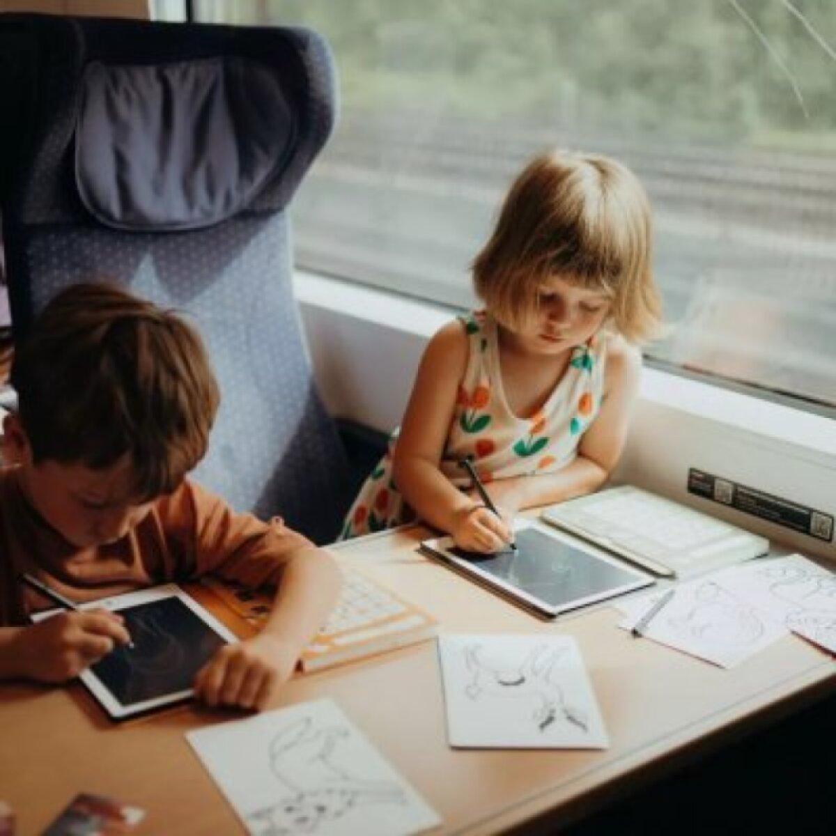 Kidywolf Kreslicí tablet Kidydraw Mini - Animals