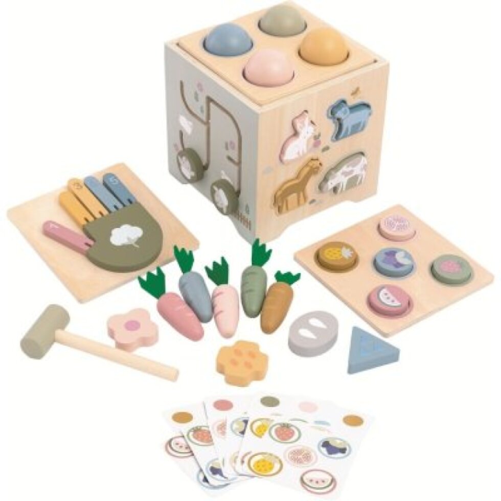 2 Kids Toys Multifunkční motorická kostka