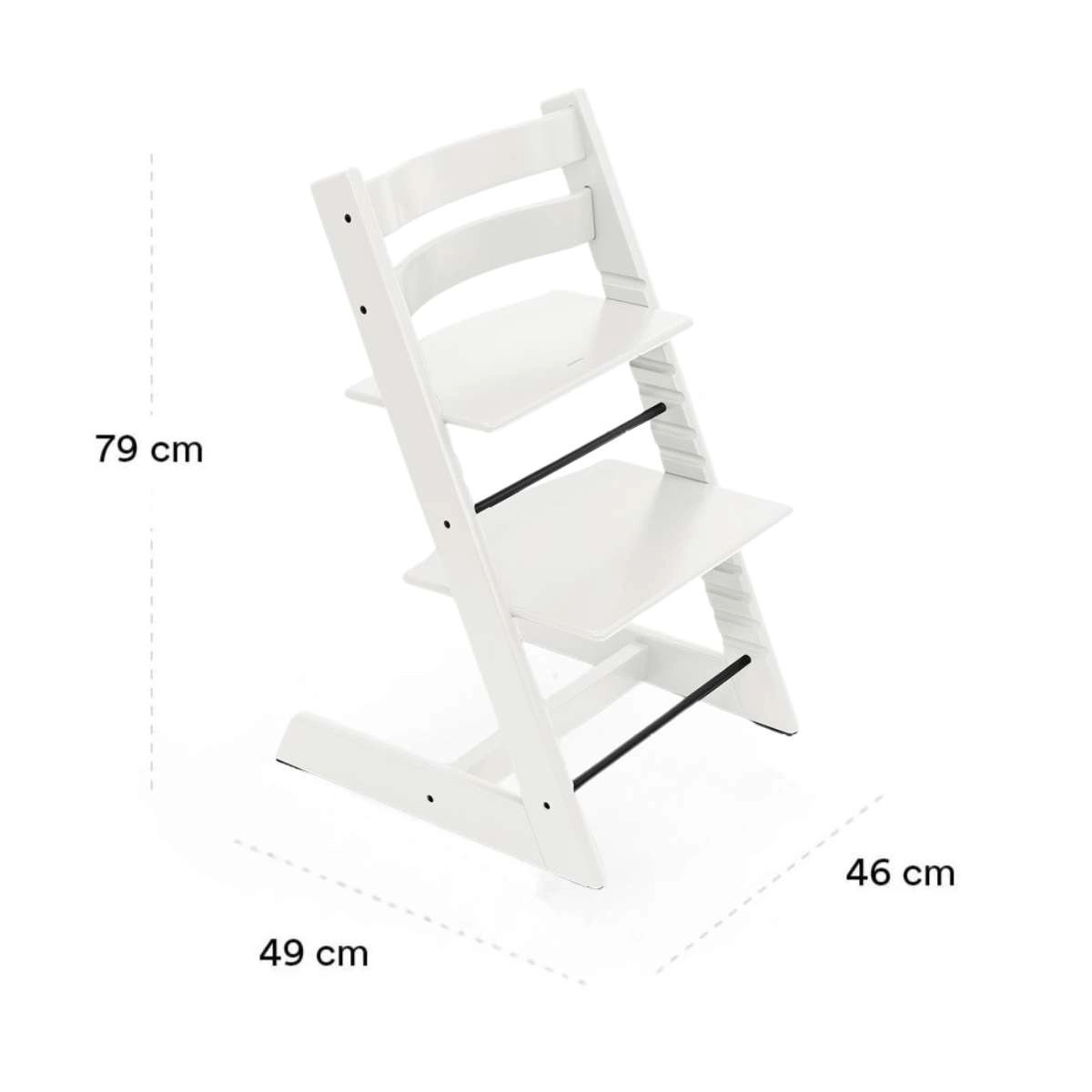 Stokke Tripp Trapp Židlička - White