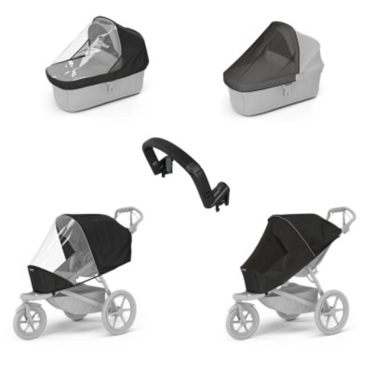 Thule Urban Glide 4-Wheel Kompletní kočárek + Autosedačka Maple + Základna + Příslušenství - Blue