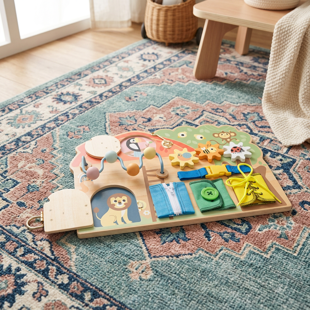 2 Kids Toys Activity board - Domeček se zvířátky