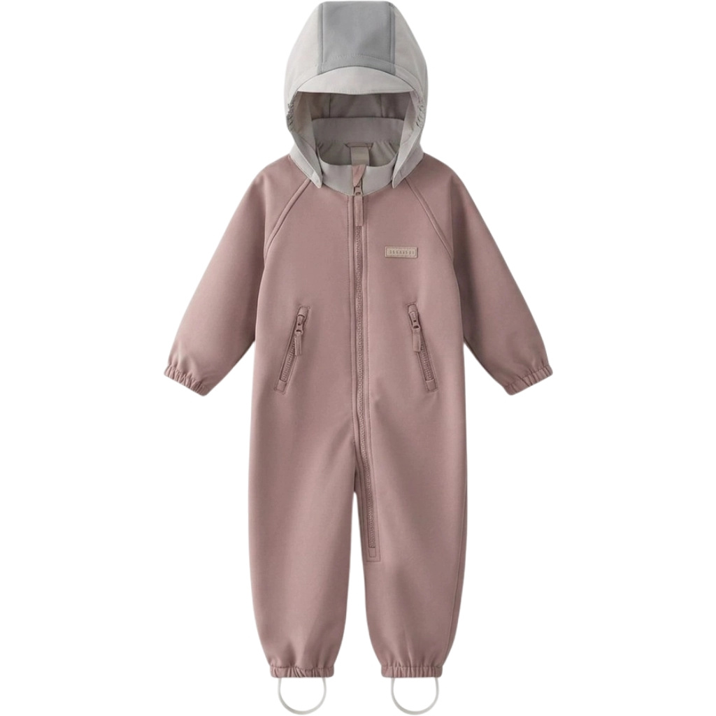 Leokid Softshellová kombinéza Lilo - Ash Rose, vel. 98