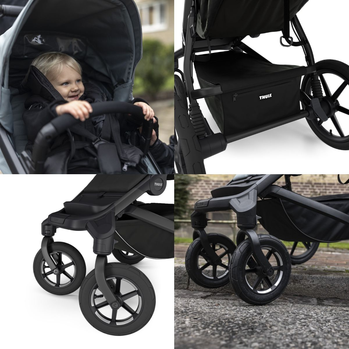 Thule Urban Glide 4-Wheel s magnetickou sponou - Dark Slate