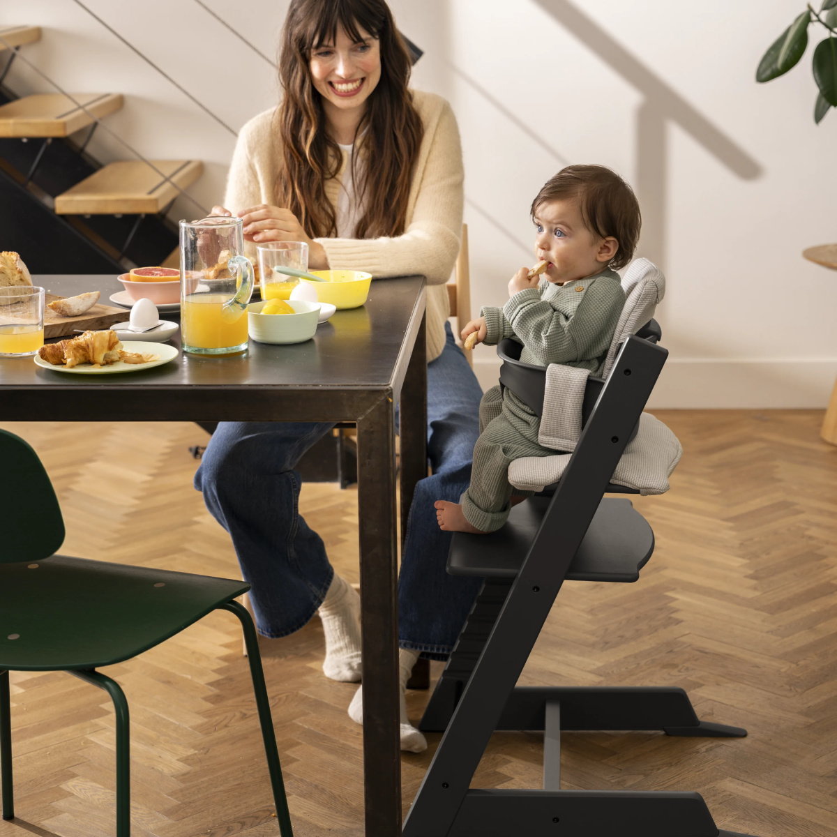 Stokke Tripp Trapp Židlička - Black