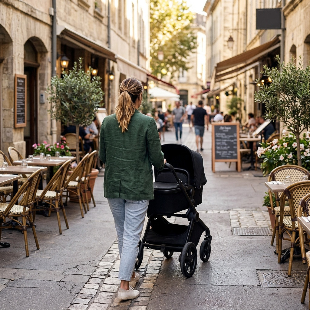 Bugaboo Cub Kompletní kočárek + Novorozenecké hnízdo - Black/Forest Green