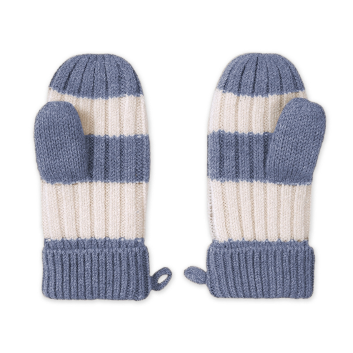 Lodger Rukavice Stripe Merino - Stone, vel. 0 - 12 měsíců