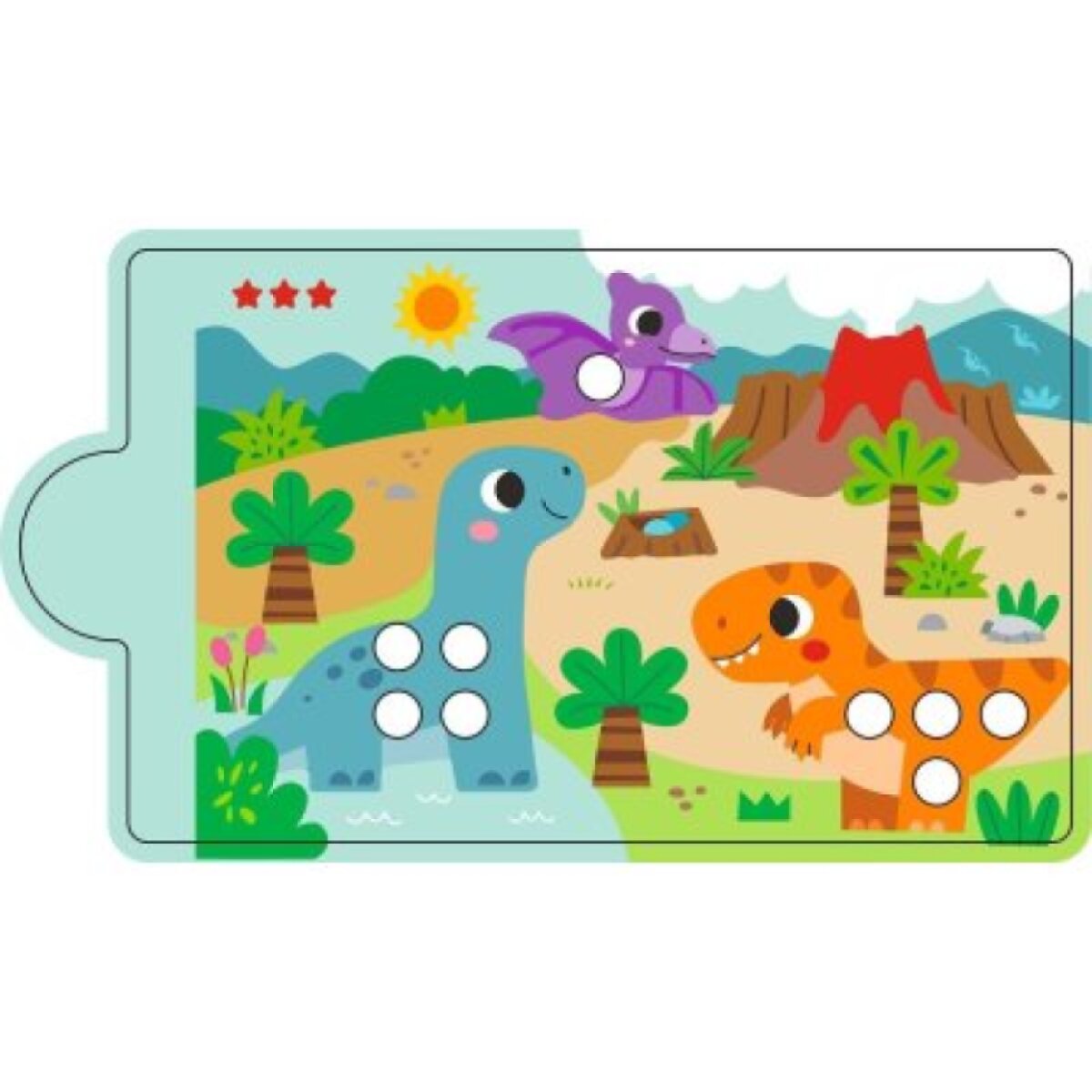 2 Kids Toys Magnetická hra - Třídění barev s dinosaurem