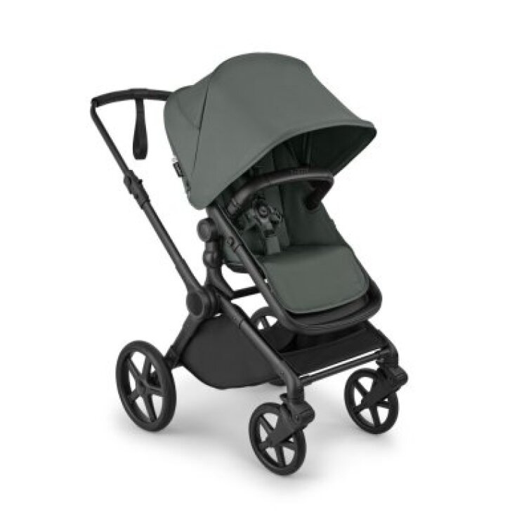 Bugaboo Cub Kompletní kočárek + Novorozenecké hnízdo - Black/Forest Green