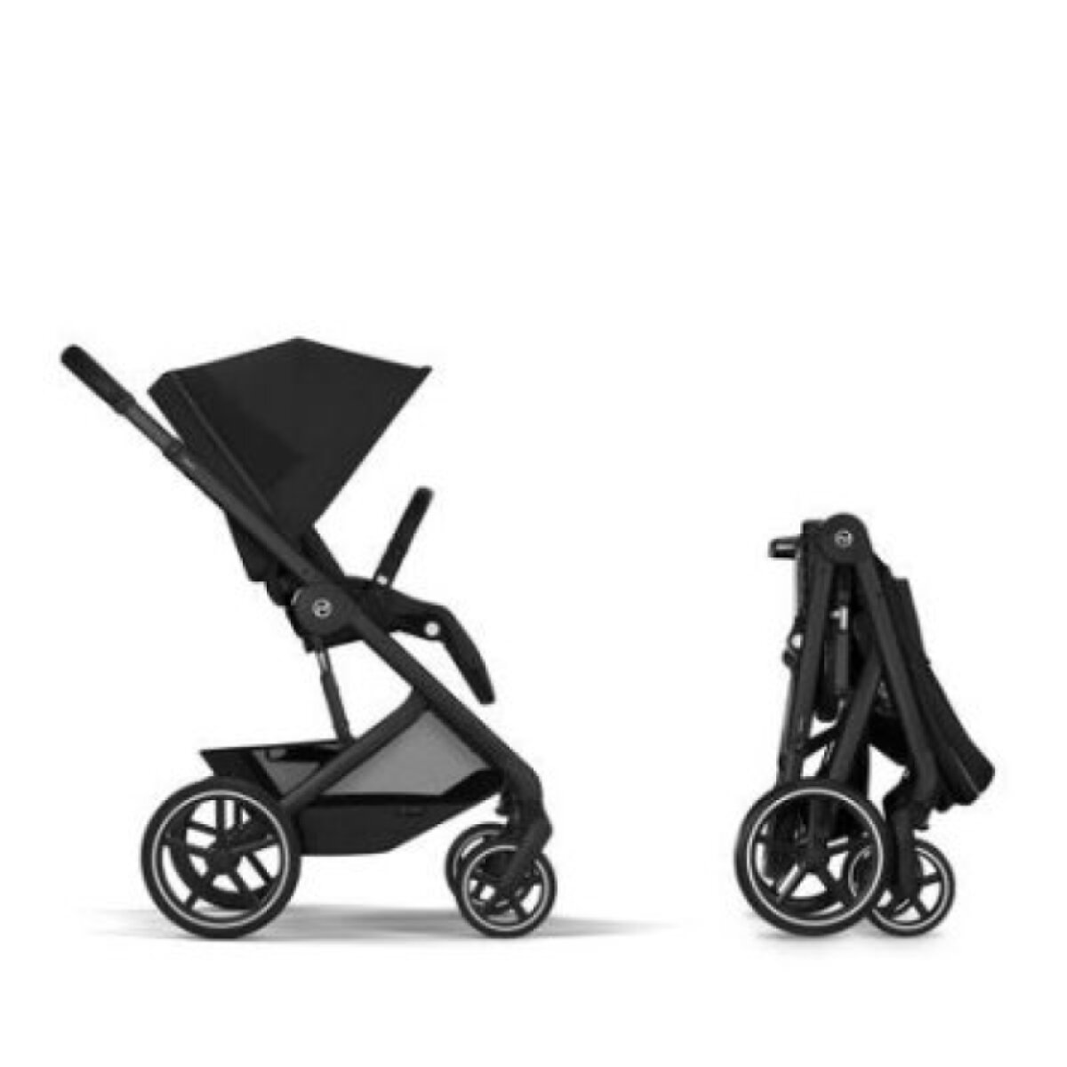 Cybex Balios S Lux Kompletní kočárek - Black/Moon Black