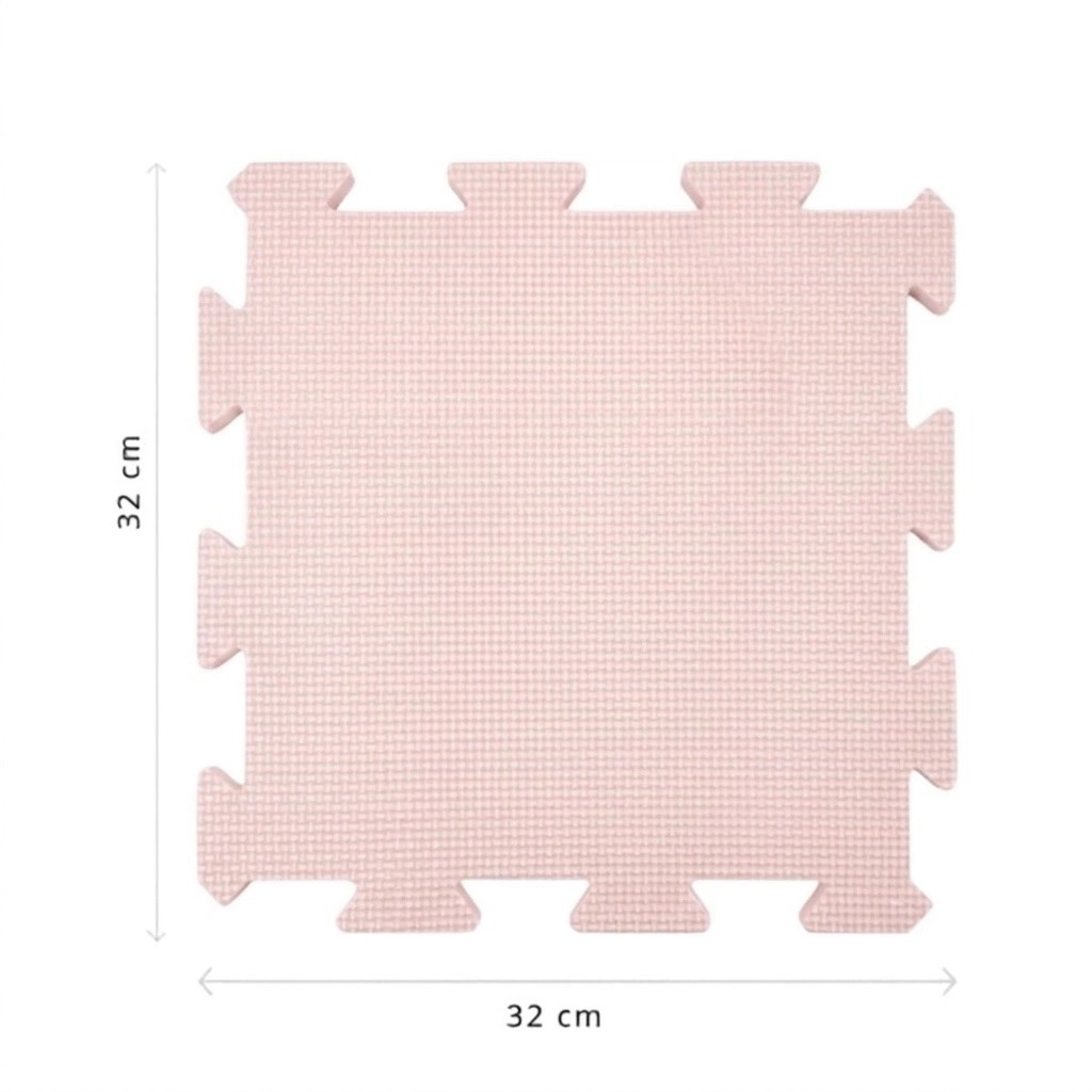 Nido Nido Pěnová hrací podložka Puzzle 36ks 180 x 180 cm - Vanilla/Taupe Pink/Caramel/Sandstone