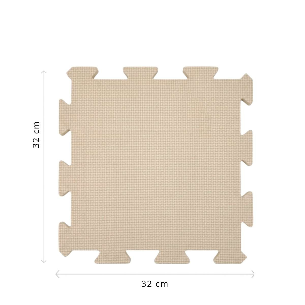 Nido Nido Pěnová hrací podložka Puzzle 36ks 180 x 180 cm - Sandstone