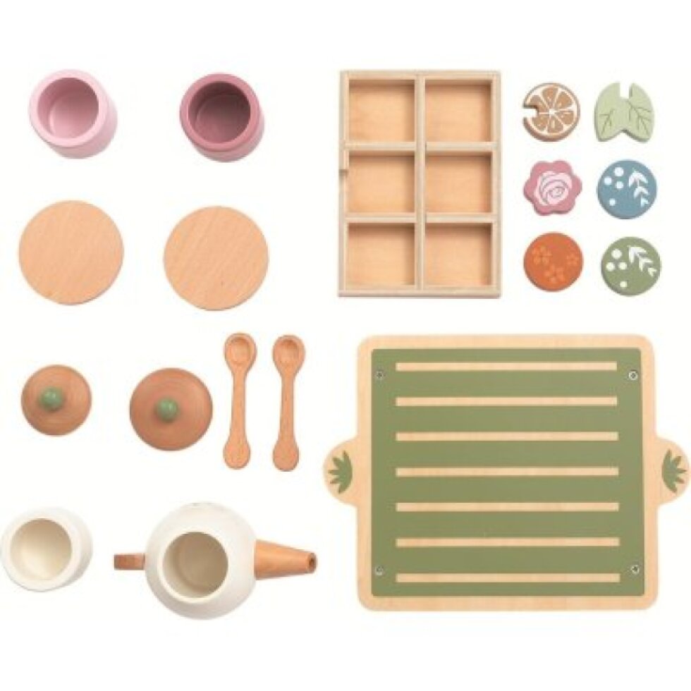 2 Kids Toys Dřevěný čajový set
