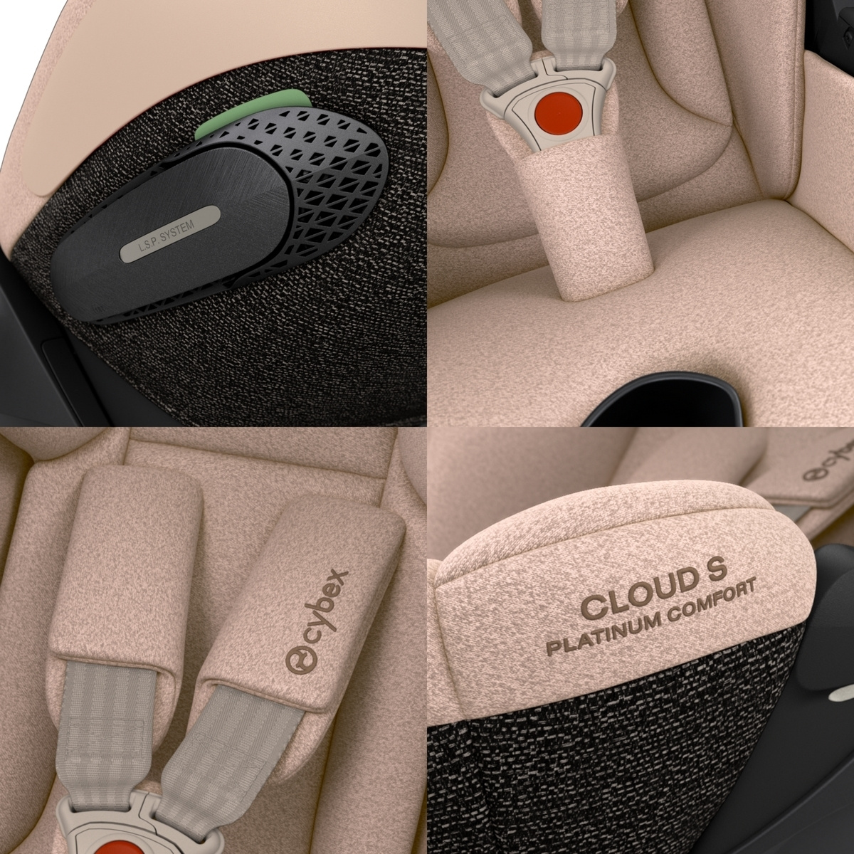 Cybex Platinum Cloud S Comfort - Cozy Beige