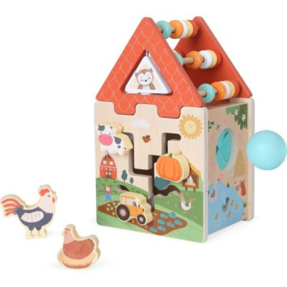 2 Kids Toys Motorická kostka 2v1 - Farma