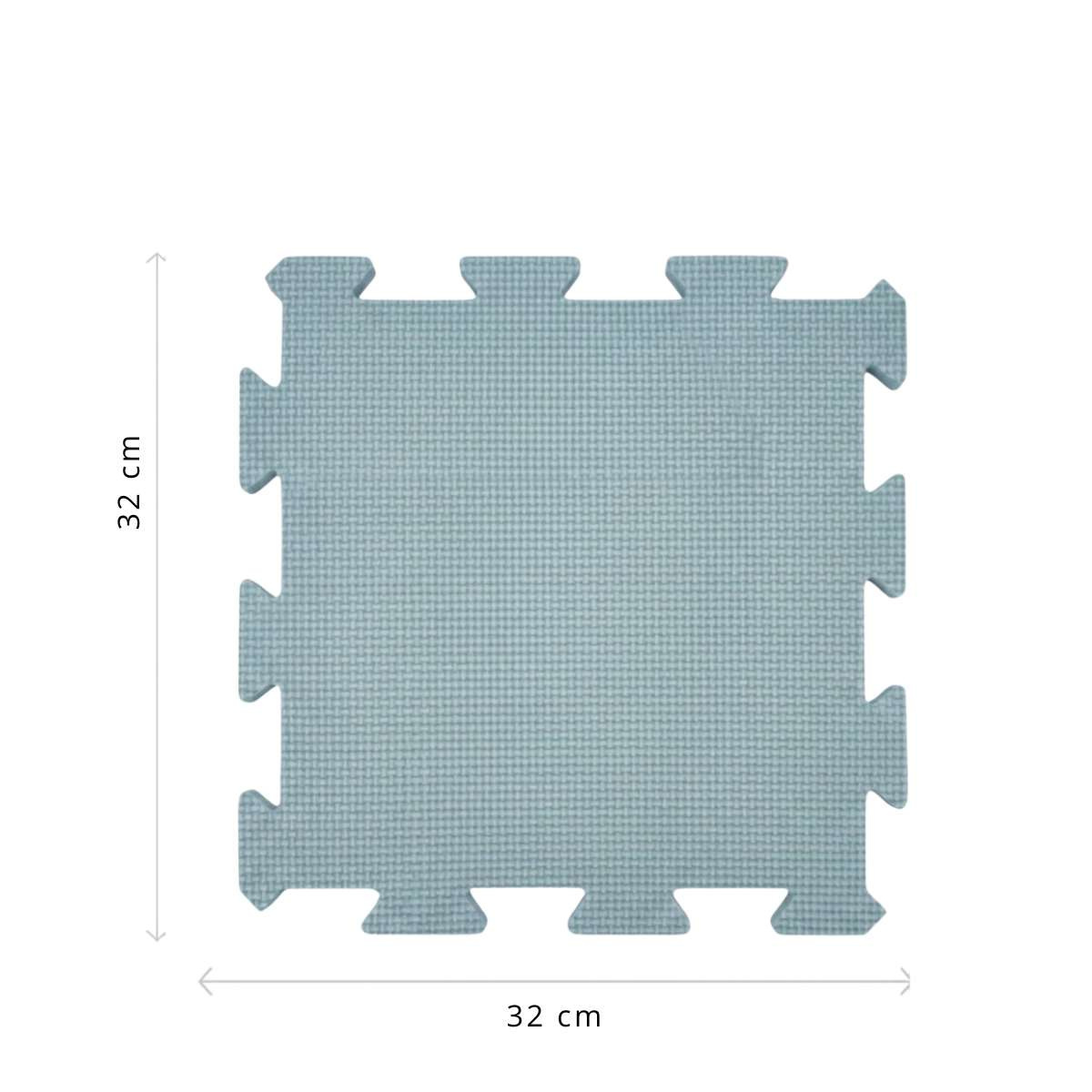 Nido Nido Pěnová hrací podložka Puzzle 9ks - Dusty Blue