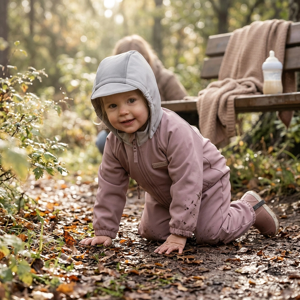 Leokid Softshellová kombinéza Lilo - Ash Rose, vel. 98